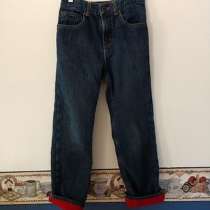 Boys LL Bean Lined Jeans